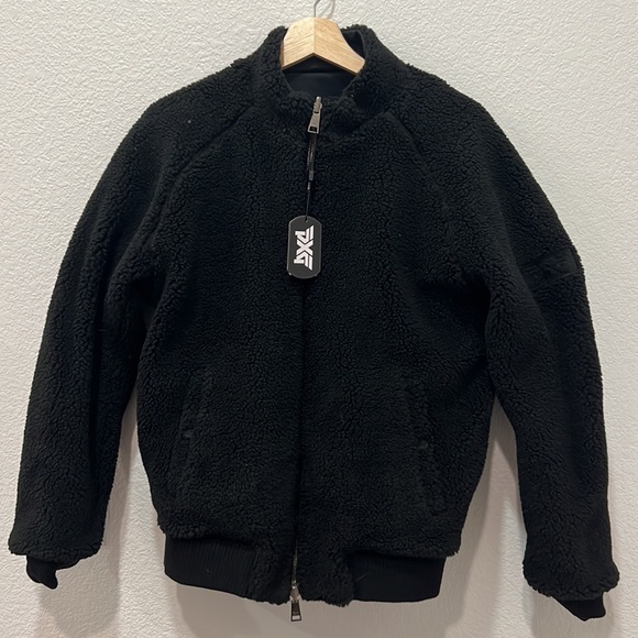 NWT black Reversible PXG Bomber jacket size small - Picture 1 of 9